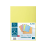 Classificadores de cartolina colorida A4 com aba - Amarelo