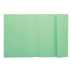 Classificadores de cartolina colorida A4 com aba - Verde