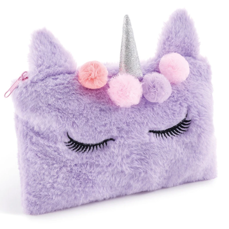 Estojo de Peluche Unicórnio | Risco de Lápis