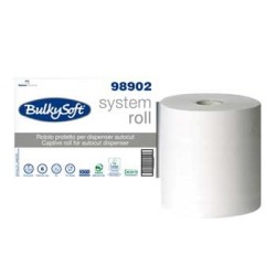 Rolos de Toalha Seca Mãos BulkySoft 250m x 21cm 2 Folhas – Embalagem 6 Unidades