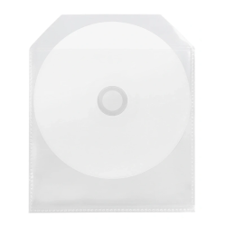 Envelopes Plásticos CD/DVD Q-Connect Pack 50 | Risco de Lápis