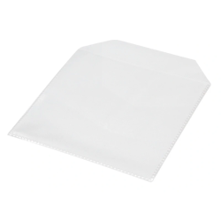 Envelopes Plásticos para CD / DVD Q-Connect em Polipropileno (Pack 50 Unidades)