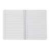 Caderno Espiral A4 Smart de duas linhas 80 Folhas 75g Cores Sortidas
