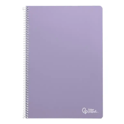 Caderno Espiral A4 Smart de duas linhas 80 Folhas 75g Cores Sortidas