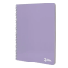 Caderno Espiral A4 Smart de duas linhas 80 Folhas 75g Cores Sortidas