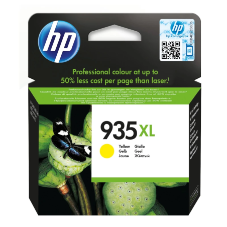 Tinteiro Original HP 935XL Amarelo de Alto Rendimento (C2P26A) 9.5ml