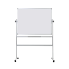 Quadro Branco Magnético Giratório com Rodas Bi-Office Revolver Dupla Face (150x120 cm)