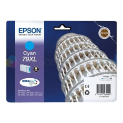 Tinteiro Original Epson 79XL Ciano (Azul) de Alto Rendimento (C13T79024010) 17.1ml