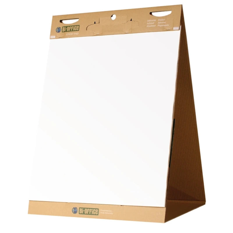 Bloco Flipchart de Mesa Autoadesivo Bi-Office 50x58,5cm (20 Folhas)