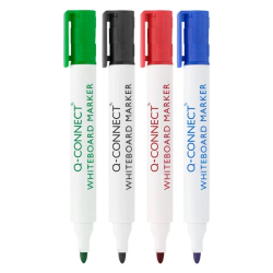 Marcador para Quadro Branco Q-Connect Ponta Redonda 3mm