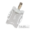 Identificadores com Mola Giratória Durable 54x85 mm (Pack 25 Unidades)