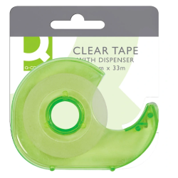 Mini Desenrolador de Fita Cola Q-Connect 19 mm x 33 m (Cores Sortidas)