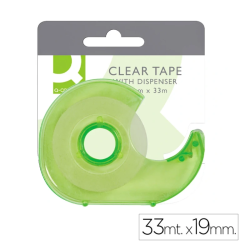 Mini Desenrolador de Fita Cola Q-Connect 19 mm x 33 m (Cores Sortidas)