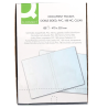 Capas Transparentes Porta-Documentos Duplo Fólio Q-Connect em PVC 180 Microns (330x470 mm)