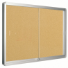 Vitrina de Parede com Fundo em Cortiça Q-Connect 80x100cm