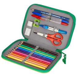 Estojo Escolar Guarnecido Alpino Color | Risco de Lápis