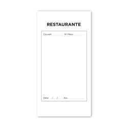 Blocos de Pedidos para Restaurante com Duplicado Liderpapel 145x75 mm
