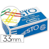Clips Coloridos 33 mm Nº 4 – Caixa 100 Unidades