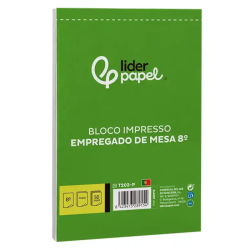 Bloco Empregado de Mesa com Duplicado