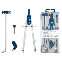 Compasso Micrométrico LIDERPAPEL BK-304 com Extensão e Adaptador