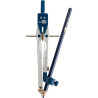 Compasso Micrométrico LIDERPAPEL BK-304 com Extensão e Adaptador