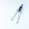 Compasso Micrométrico LIDERPAPEL BK-304 com Extensão e Adaptador