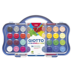 Aguarelas GIOTTO em Pastilhas com Pincel
