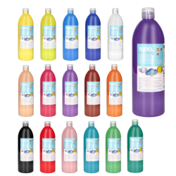 Guache Líquido Escolar Liderpapel 1000 ml Super Lavável