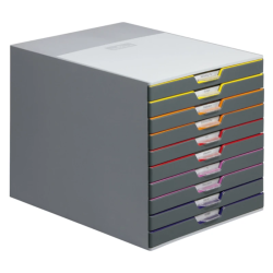 Bloco de 10 Gavetas VARICOLOR® Durable A4 | Risco de Lápis