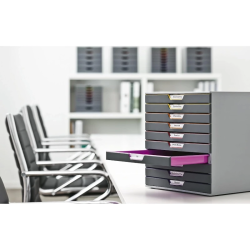 Bloco de 10 Gavetas VARICOLOR® Durable A4 | Risco de Lápis