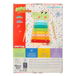 Xilofone Infantil Madeira Crocodilo | Risco de Lápis