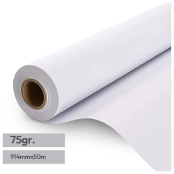 Rolos de papel para plotter 914x50m pack com 4