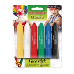 Barras de Maquilhagem Facial Alpino Face Stick – 6 Cores Sortidas