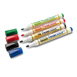 Marcadores para quadro branco Pentel MW85 – escrita suave e apagável