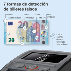 Detetor de Notas Falsas Safescan 155-S Complete com Contador e Bateria