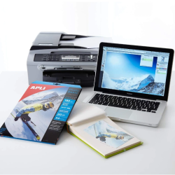 Papel fotográfico Apli glossy A4  de 140 gr