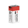 Pilha recarregável 9V USB-C Verbatim 335mAh