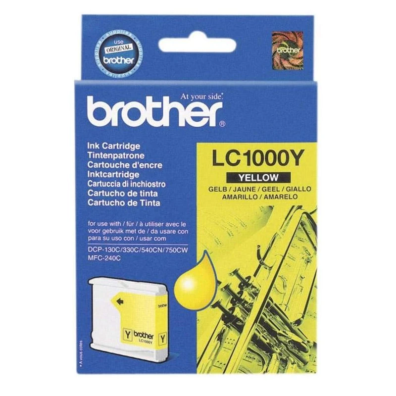 Tinteiro Brother LC1000Y Amarelo