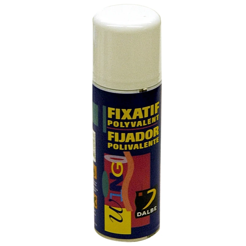 Spray Fixador Wingo Dalbe para Carvão, Pastel e Lápis – 200 ml