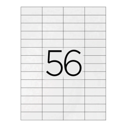Etiquetas adesivas 52,5x21,2mm