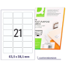 Etiquetas adesivas 63,5x38,1mm (Cx 100fls)