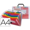 Pastas classificadoras A4 em polipropileno com asa