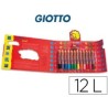 Lápis de cores Giotto bebé com 12 cores