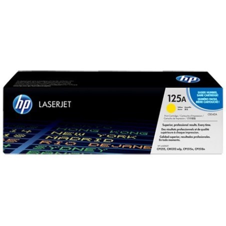 Toner HP 125A Amarelo (CB542A)
