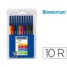 Marcadores de feltro Staedtler Noris Club com 10 cores