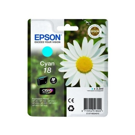 Tinteiro Epson nº 18 Azul (C13T18024010)