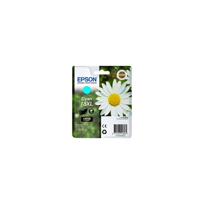 Tinteiro Epson nº 18XL Azul (C13T18124010)