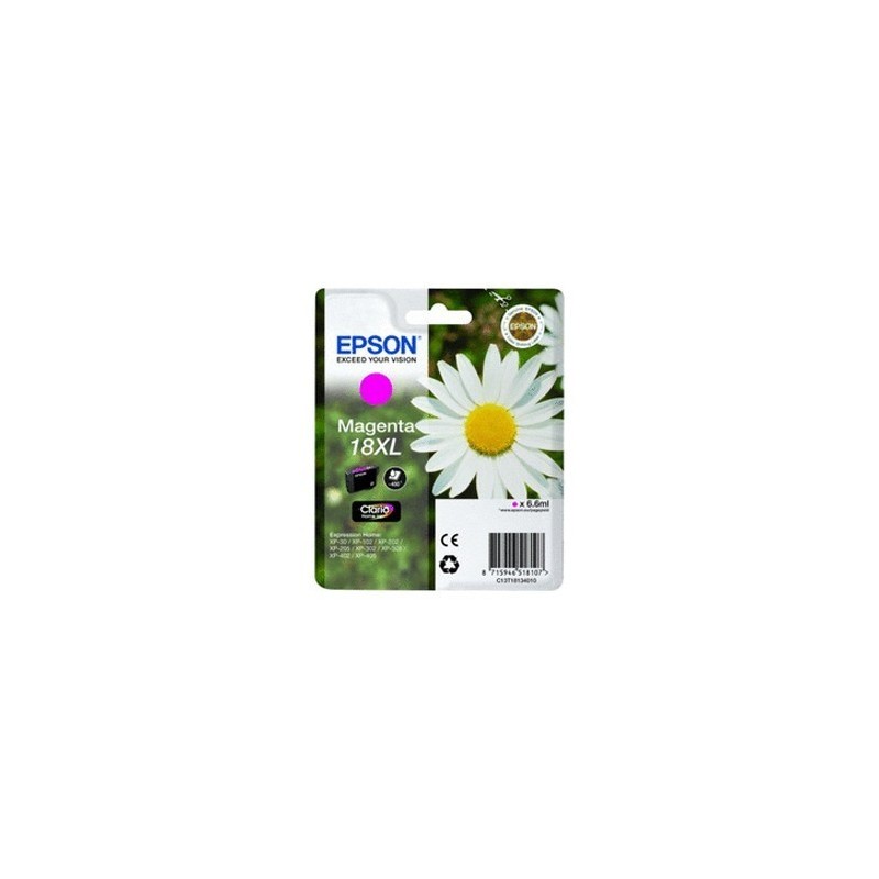 Tinteiro Epson nº 18XL Magenta (C13T18134010)
