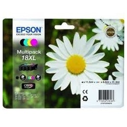 Tinteiro Epson nº18XL - pack com as 4 cores (C13T18164010)