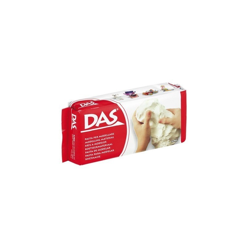 Pastas para modelar brancas DAS 500 g.